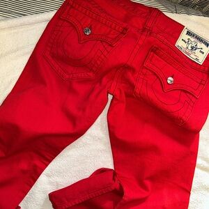 #TrueReligion #SantaRed #Straight #Jeans #Size 32 #New